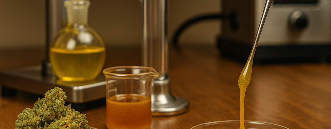 Cannabis Concentrate Production in Lab