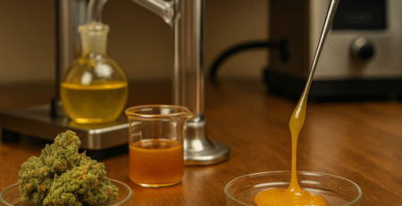Cannabis Concentrate Production in Lab