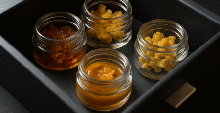 Cannabis Concentrates in Glass Containers