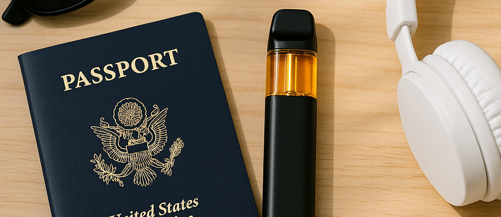 Travel-Essentials-on-Wooden-Surface